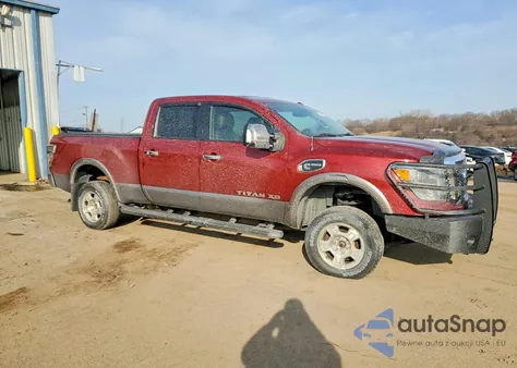2016 Nissan Titan Xd Sl z USA, uszkodzony, nr VIN 1N6BA1F40GN510333